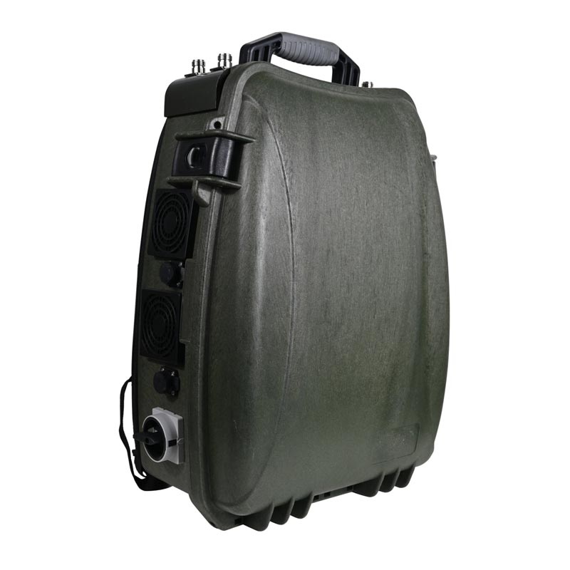 6-kanals svart Drone Defense Backpack Anti Drone Jammer